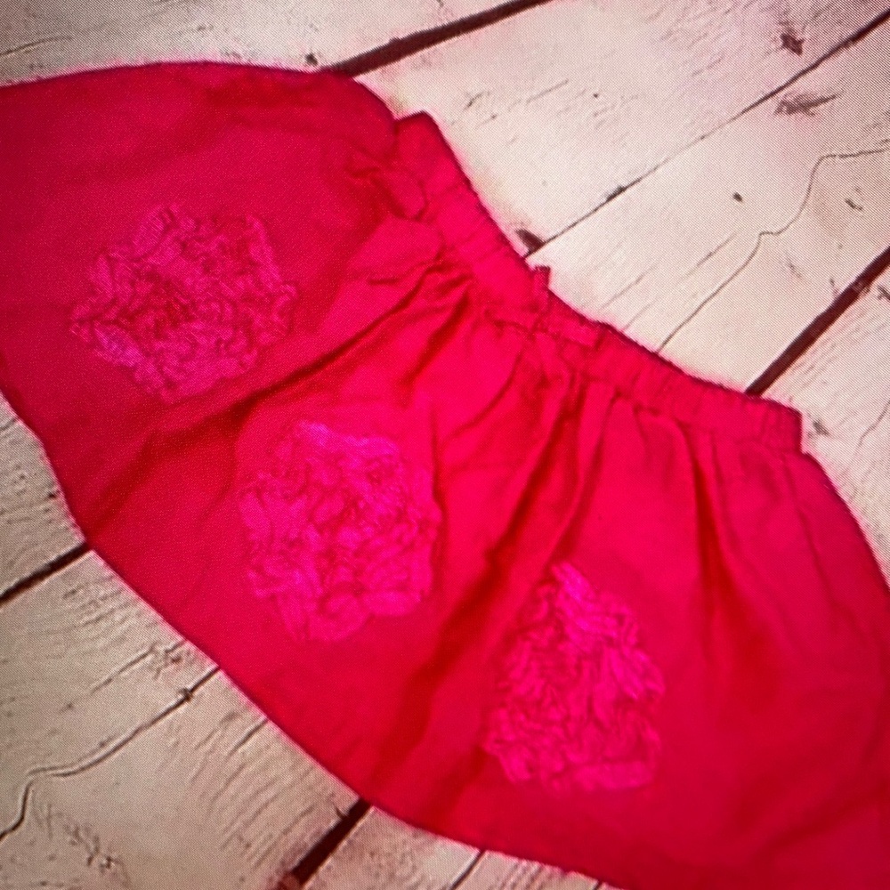 Flowers and stylish design floral skirt